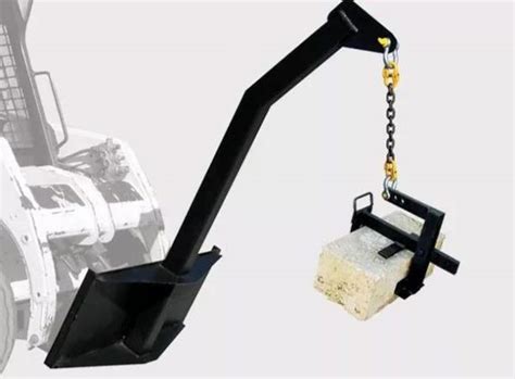 hydraulic jib skid steer|lifting jib for skid steer.